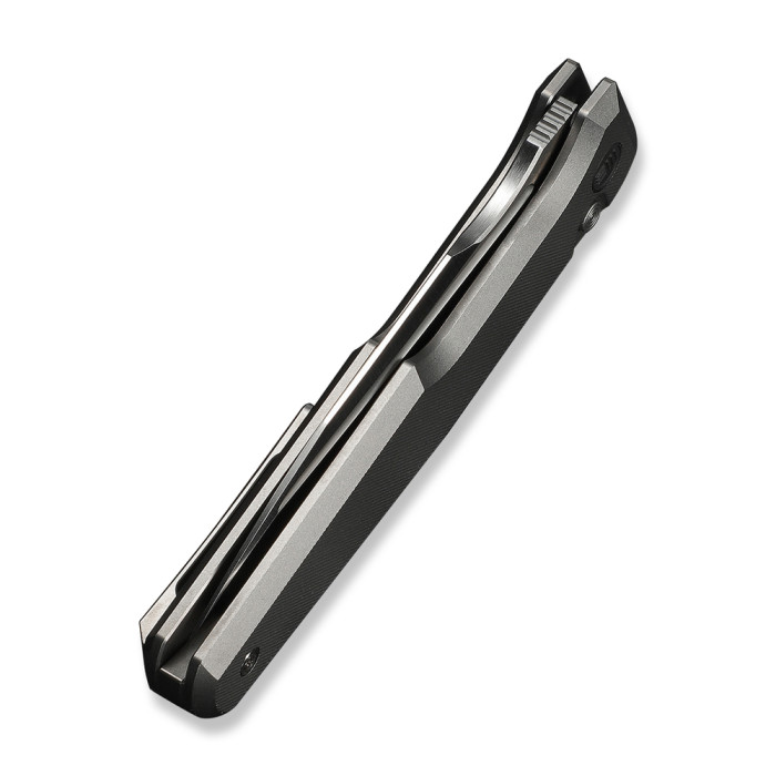 Нож складной туристический Weknife Dressytak (8.6 см) Bohler M390 / Titanium серый  