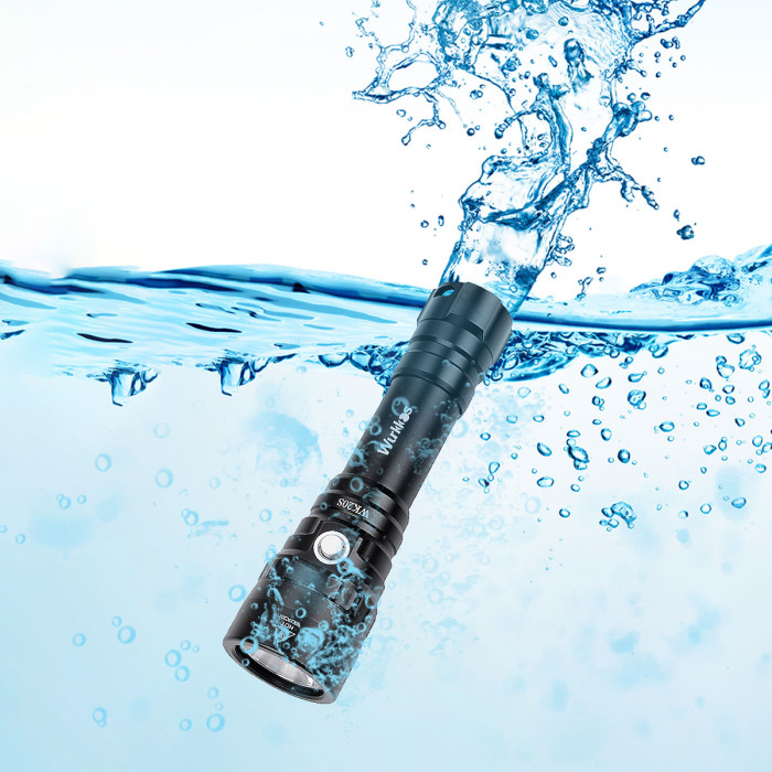 Фонарь для дайвинга Wurkkos WK20 1000lm Warm XPL 3000K, черный  