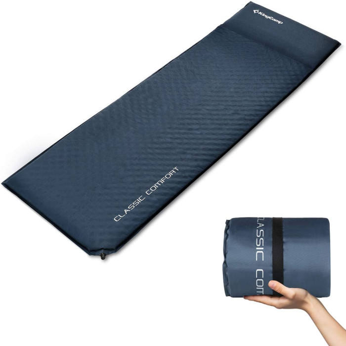 Самонадувающийся коврик KingCamp CLASSIC COMFORT (KM3596) DARKSLATEGREY  