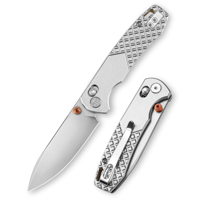 Нож Trivisa Dragonfly-O, M390, Титан, Серебряный (JM03-OT-M)