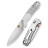 Нож Trivisa Dragonfly-O, M390, Титан, Серебряный (JM03-OT-M)