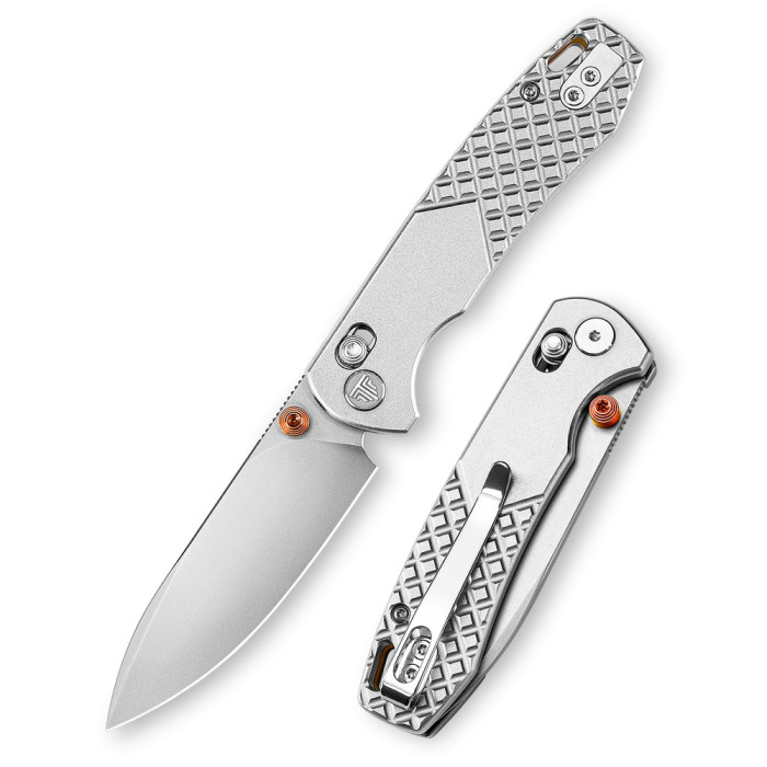 Нож Trivisa Dragonfly-O, M390, Титан, Серебряный (JM03-OT-M)