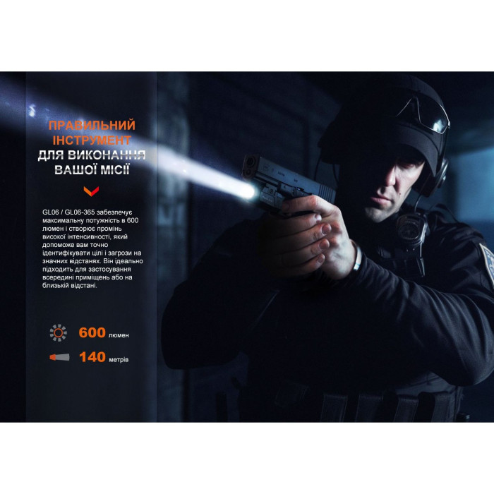 Фонарь к пистолету Fenix GL06-365  