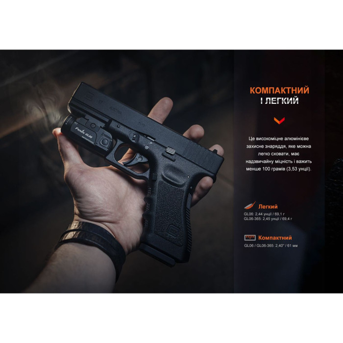 Фонарь к пистолету Fenix GL06-365  