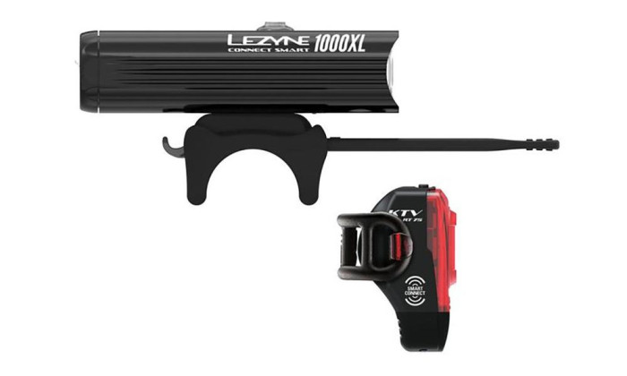 Комплект фар Lezyne CONNECT SMART 1000XL / KTV SMART PAIR 1000/75 люменов  