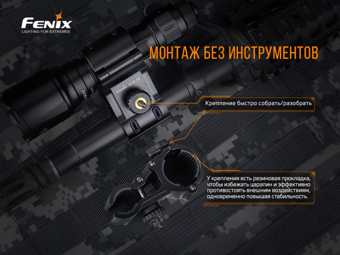 Крепление на оружие для фонарей Fenix ALG-18  