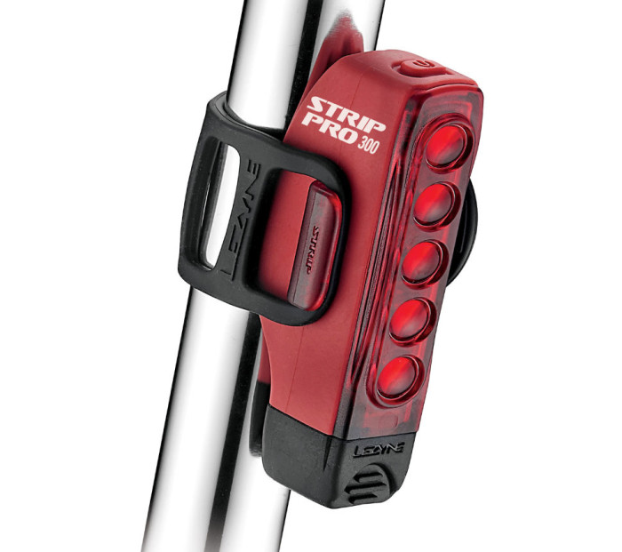 Задняя мигалка Lezyne Strip Drive PRO Rear 300 LM (красный)  