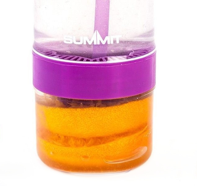 Бутылка-соковыжималка Summit MyBento Fruit Infuser-Squeezer Bottle фиолетовая 750 мл  