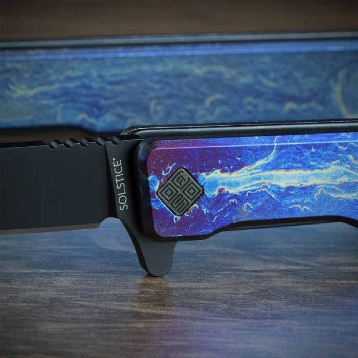 Нож Ocaso Solstice, Anodized titanium, Black  