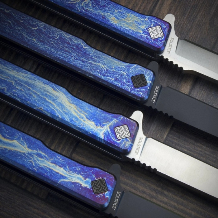 Нож Ocaso Solstice, Anodized titanium, Black  