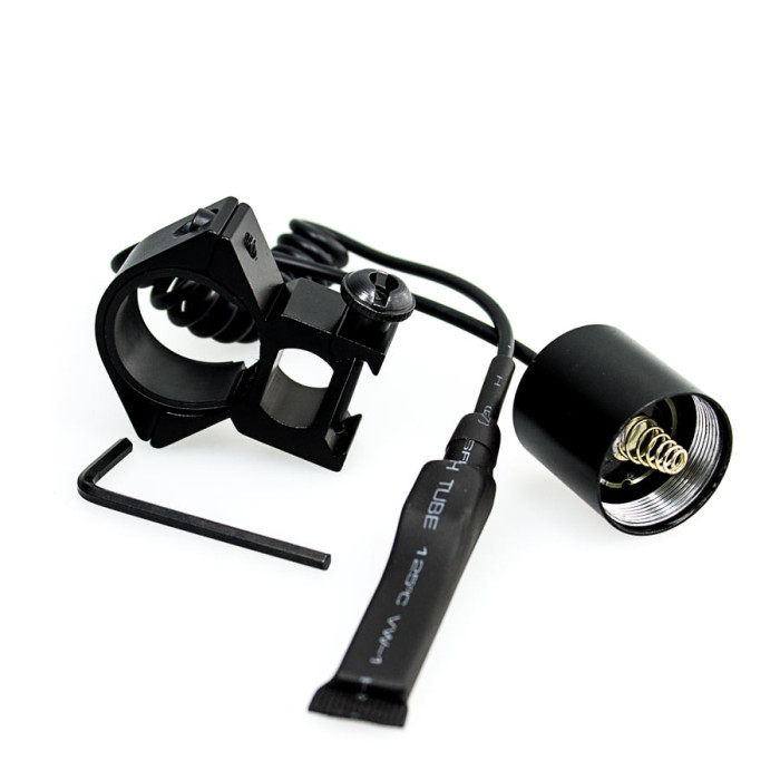 Подствольный фонарь Police 12V Q9840-XPE,500 люмен, под ружье, лазер, выносная кнопка  