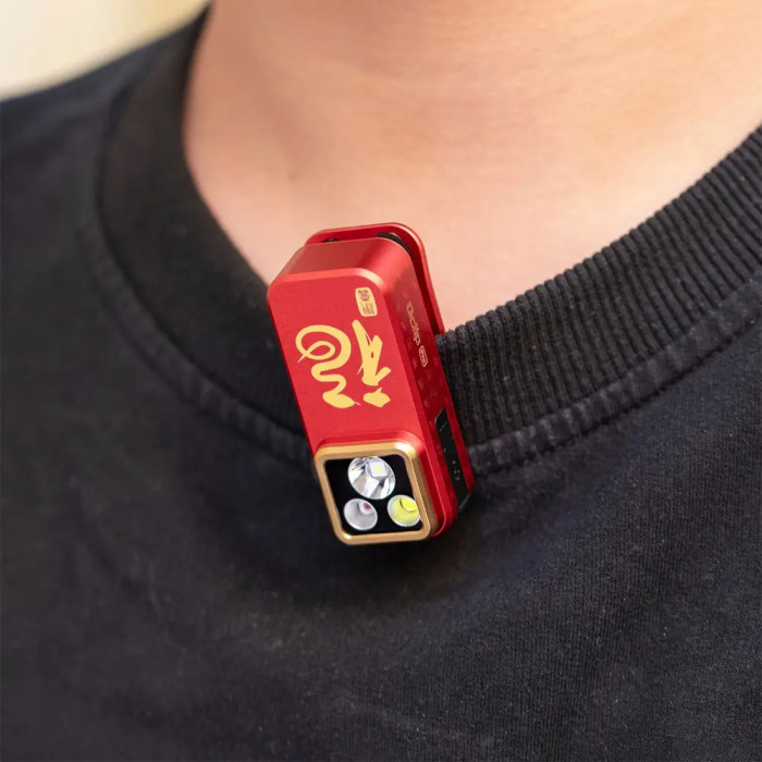 Фонарь Olight Oclip Pro Fortune Snake Special Edition Red  