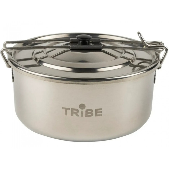 Котелок Tribe Tourist Pot 0,9 л стальной T-FH-0007-metal  