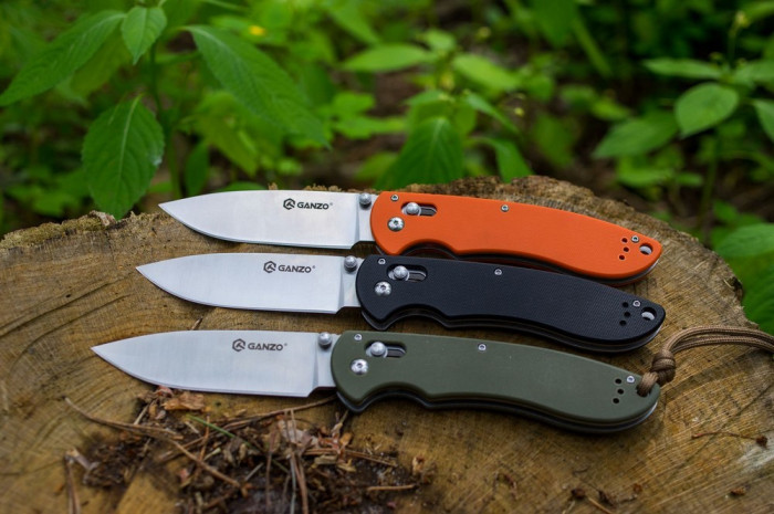 Нож складной Ganzo G740-BK черный  