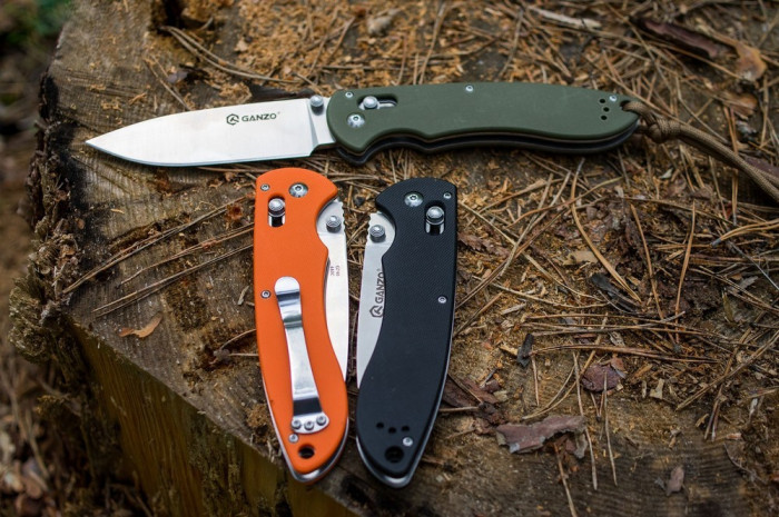 Нож складной Ganzo G740-BK черный  