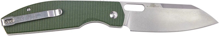 Нож CJRB Ekko, AR-RPM9 Steel, Micarta green  
