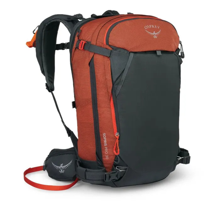 Рюкзак Osprey Sopris Pro E2 Airbag Pack 30 mars orange - O/S - оранжевый/серый  