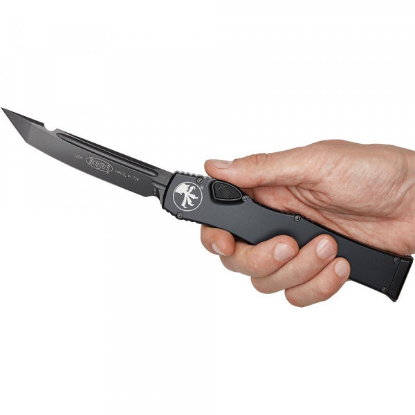 Нож Microtech Halo VI Tanto Point Black Blade Tactical NS 250-1DLCT  