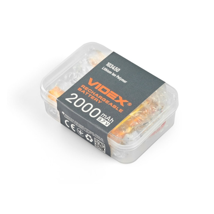 Аккумулятор VIDEX Li-pol VLF-B103450-20 2000mAh 1шт  