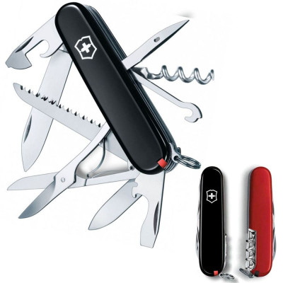 Нож Victorinox Huntsman Ukraine 91мм/15функ/черн-кр