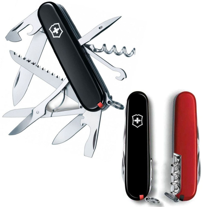 Нож Victorinox Huntsman Ukraine 91мм/15функ/черн-кр  