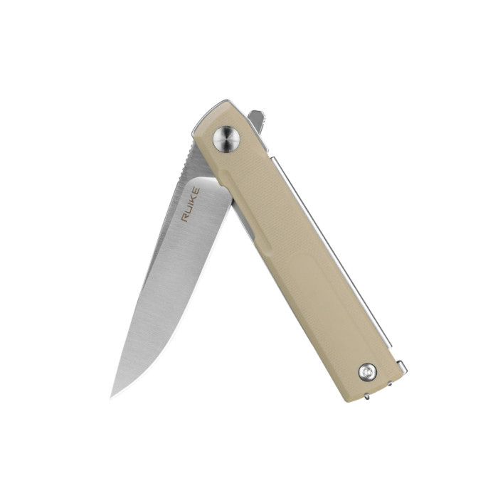 Нож складной карманный Ruike, (7.7 см) 8Cr13MoV / G10 белый  