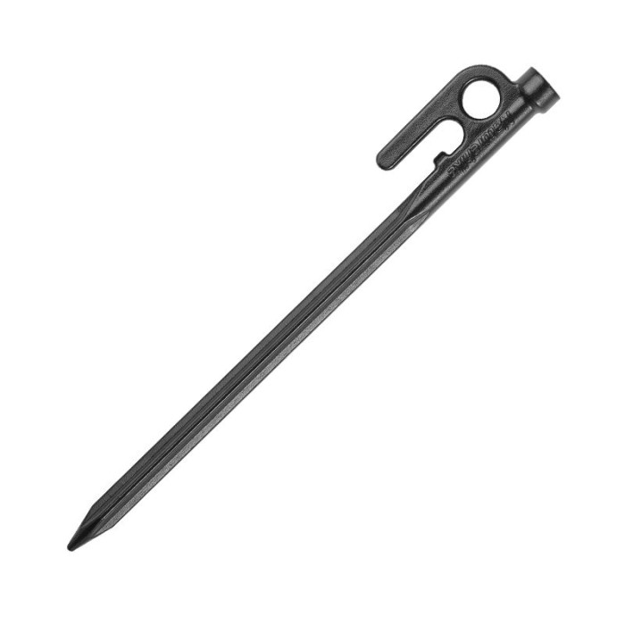Колышек стальной Naturehike CNH22ZP018, 20 см, черный  