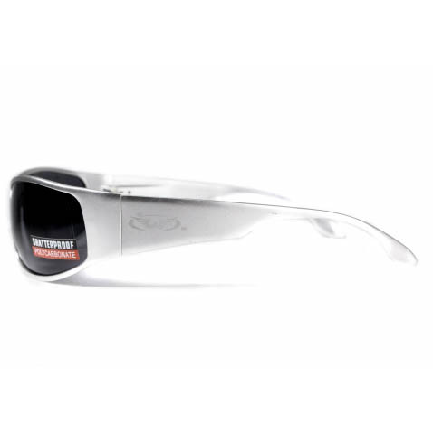 Очки Global Vision BAD-ASS 1 Silver (gray) черные в металлической оправе  