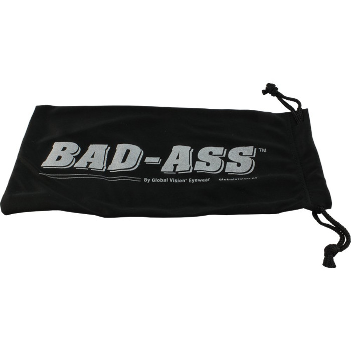 Очки Global Vision BAD-ASS 1 Silver (gray) черные в металлической оправе  