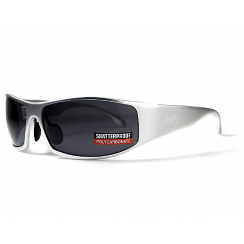 Очки Global Vision BAD-ASS 1 Silver (gray) черные в металлической оправе  