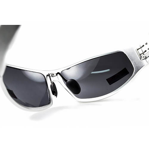 Очки Global Vision BAD-ASS 1 Silver (gray) черные в металлической оправе  