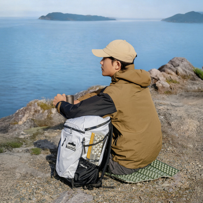 Сидушка туристическая складная XPE Naturehike CNK2650WS011, 18 мм, желтая, для походов и кемпинга  