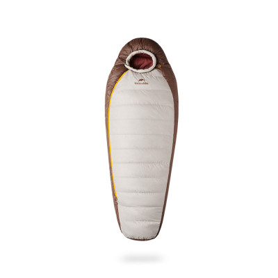 Спальник с натуральным пухом Naturehike Snowbird CNK2550WS014 SP550, р-р L, коричневый 992 г