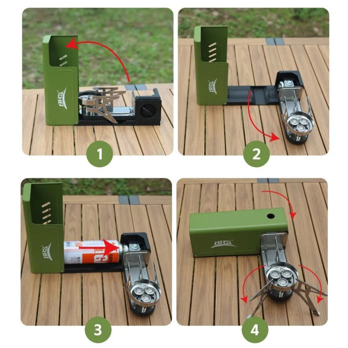 Газовая горелка BRS-97 серая  