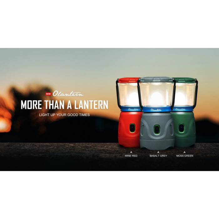 Кемпинговый фонарь Olight Olantern ,360 lm, две насадки в комплекте, лампа/свеча, цвет:красный  