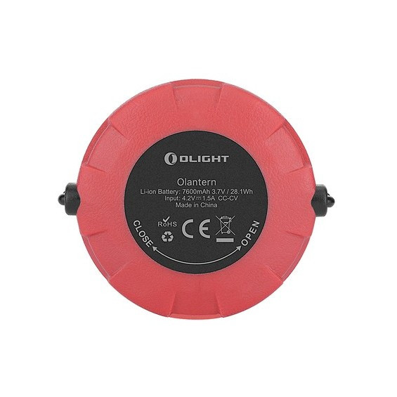 Кемпинговый фонарь Olight Olantern ,360 lm, две насадки в комплекте, лампа/свеча, цвет:красный  