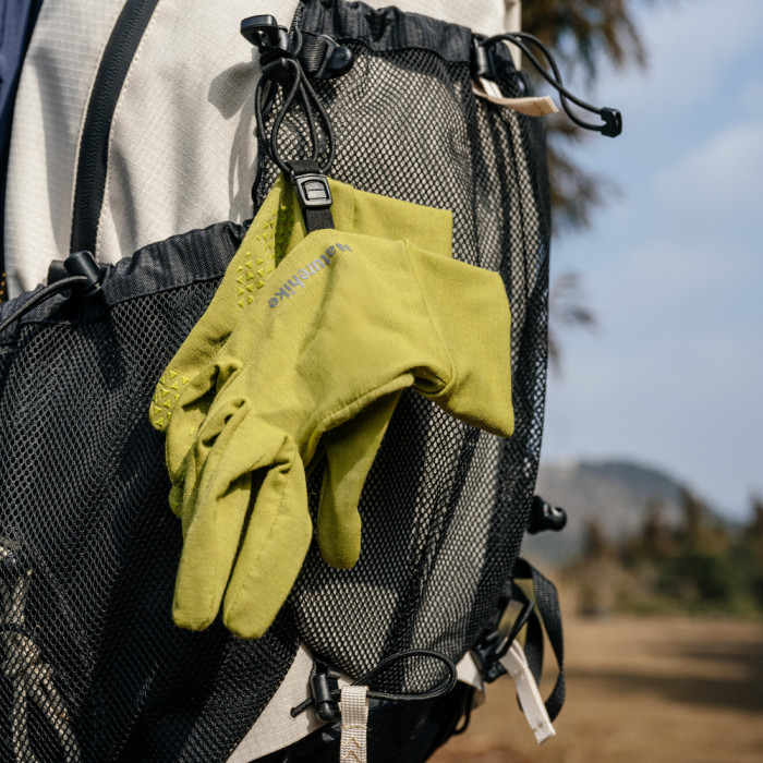 Перчатки туристические шерстяные Naturehike CYY2610FS010, M, черные  