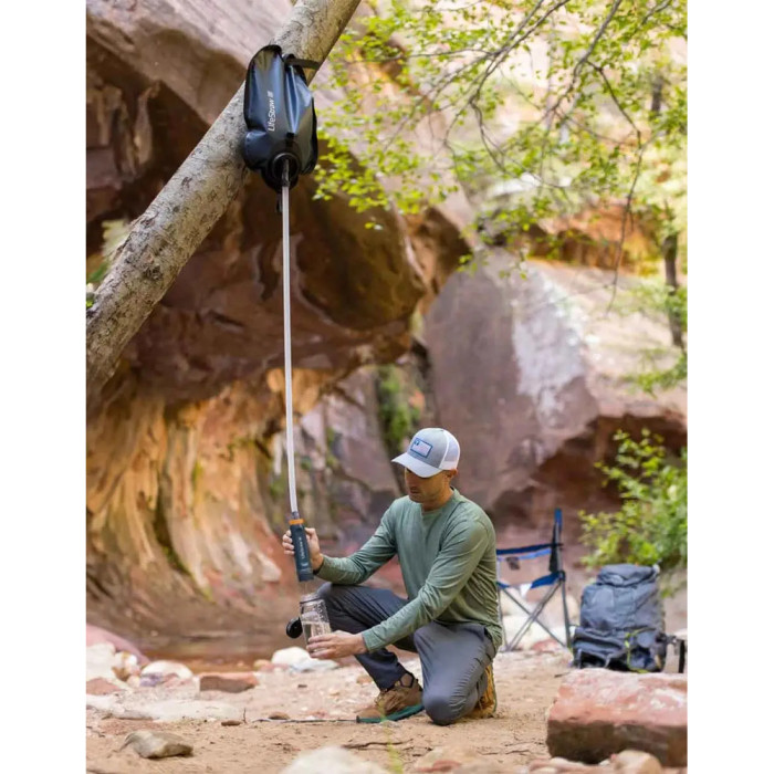 Система фильтрации воды LifeStraw Peak Gravity Water Purifier System, 8 л, Mountain Blue (LSW LSPSPU8BWW)  