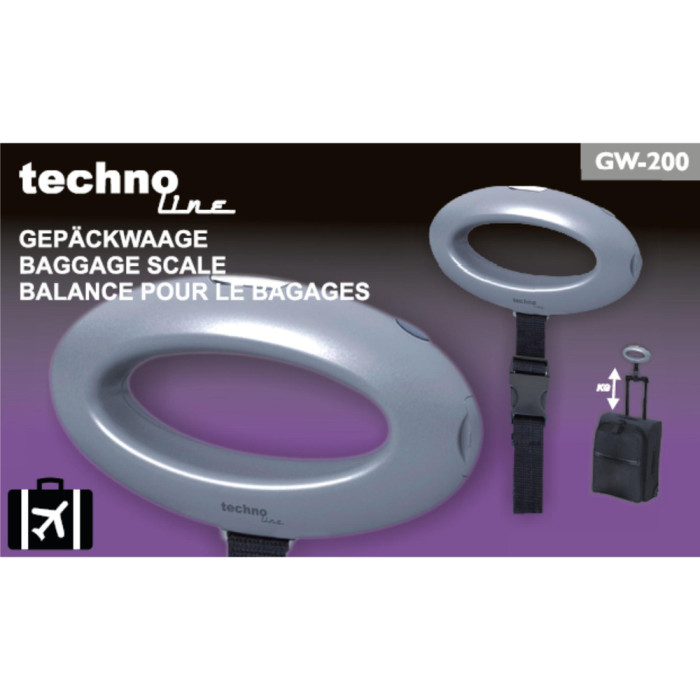 Весы для багажа Technoline GW200 Silver (GW200)  
