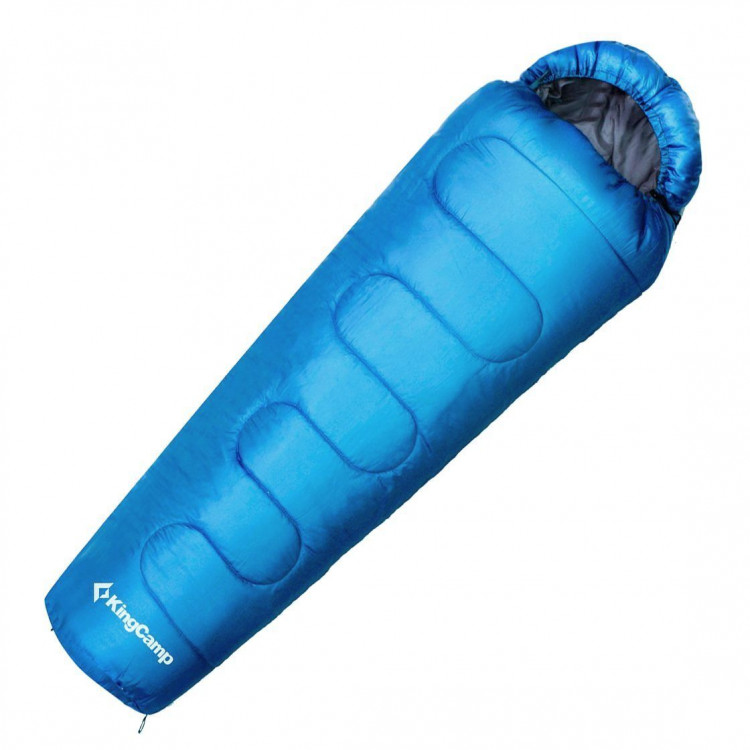 Спальный мешок KingCamp Treck 450L (KS3193), синий, левый 