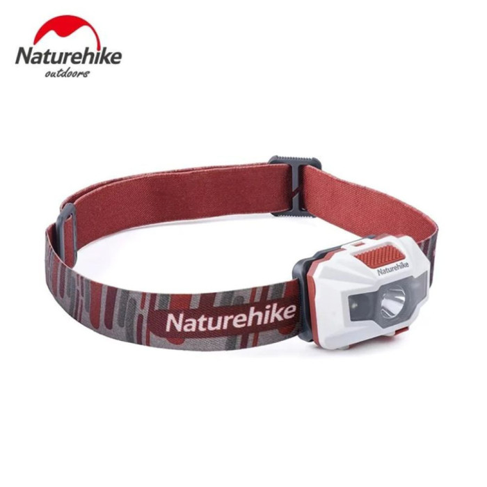 Фонарь налобный Naturehike TD-02 NH00T002-D, бело-красный  