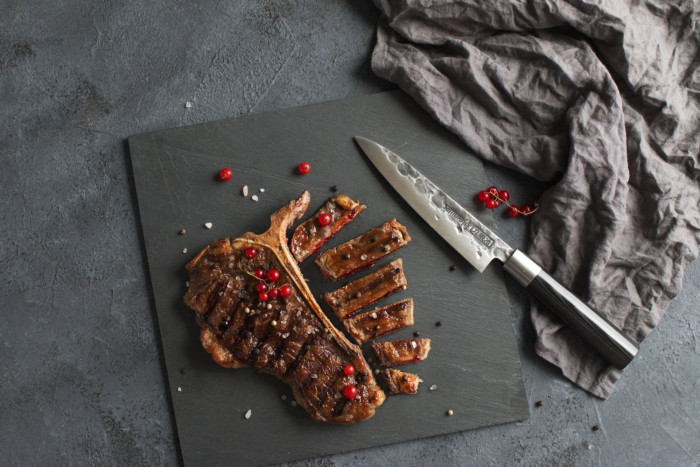 Нож кухонный Samura Blacksmith универсальный, 162 мм, SBL-0023  