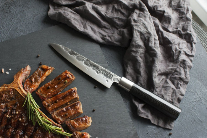 Нож кухонный Samura Blacksmith универсальный, 162 мм, SBL-0023  