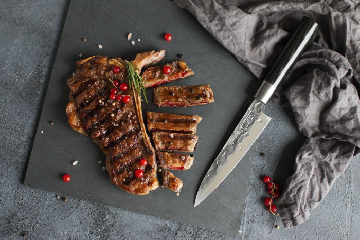 Нож кухонный Samura Blacksmith универсальный, 162 мм, SBL-0023  