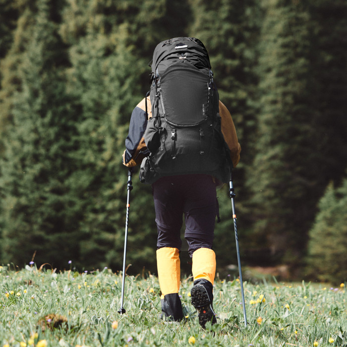 Рюкзак туристический Naturehike Helium CNK2450XB014, 70 л, черный, M  