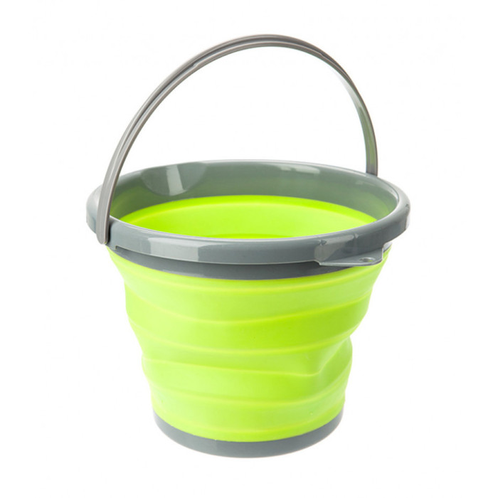 Ведро складное Summit Pop Bucket Lime/Grey 10 л 