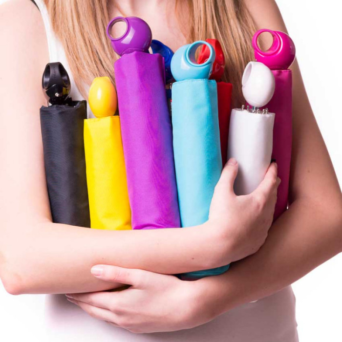 Зонт Knirps 802 Floyd Orange Мех/Складной/8спиц /D94x27см  