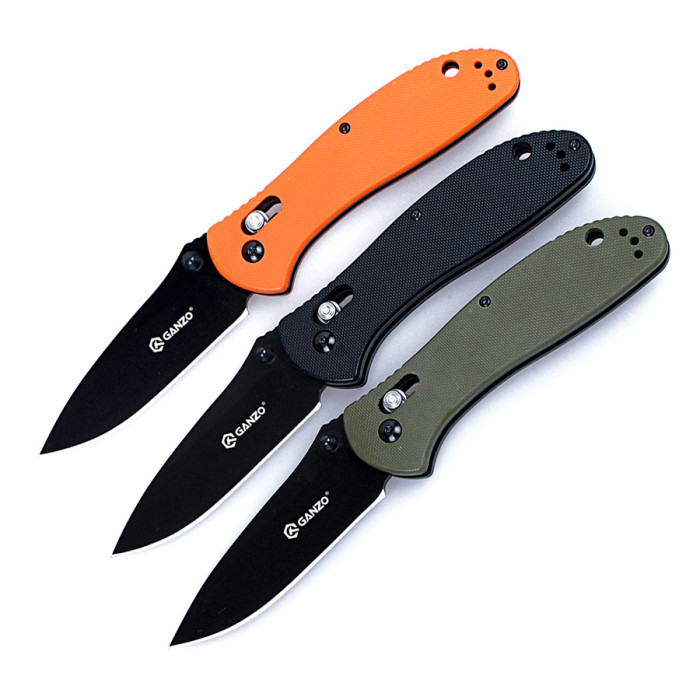 Нож Ganzo G7393, черный  