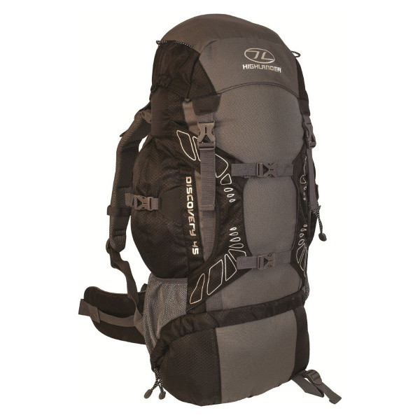 Рюкзак туристический Highlander Discovery 45, черный  