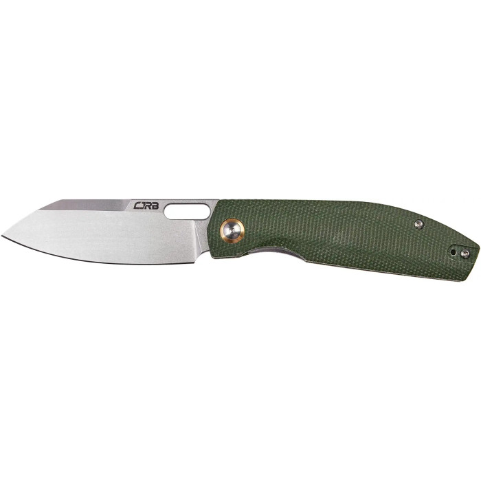 Нож CJRB Ekko, AR-RPM9 Steel, Micarta green  